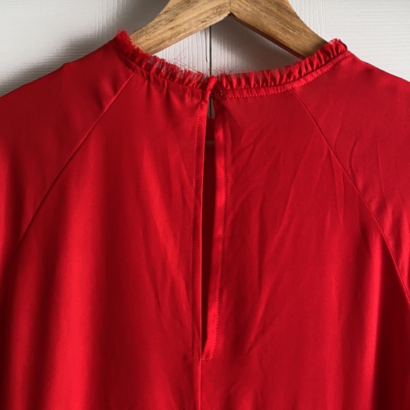 ASOS Red Ruffle Dress - Picture 6 of 9